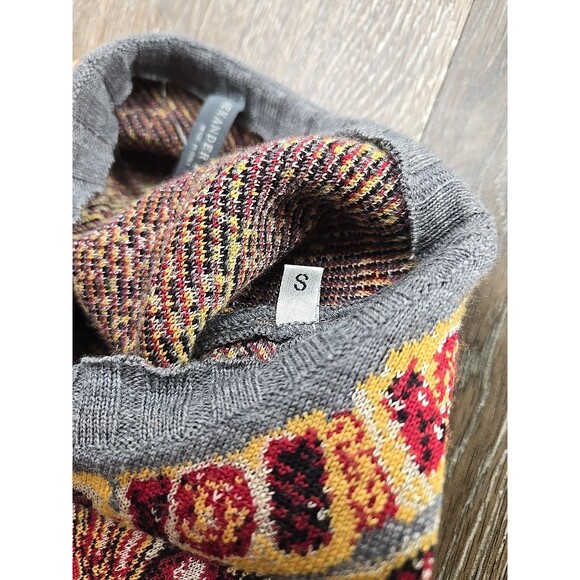 Alexander McQueen Women's S Vintage Jewel Intarsia Knit Fitted Dress - Picture 6 of 10